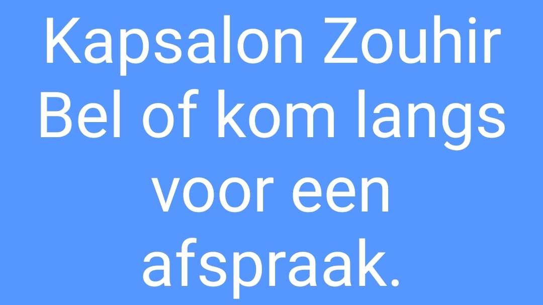 Kapsalon Zouhir ✂